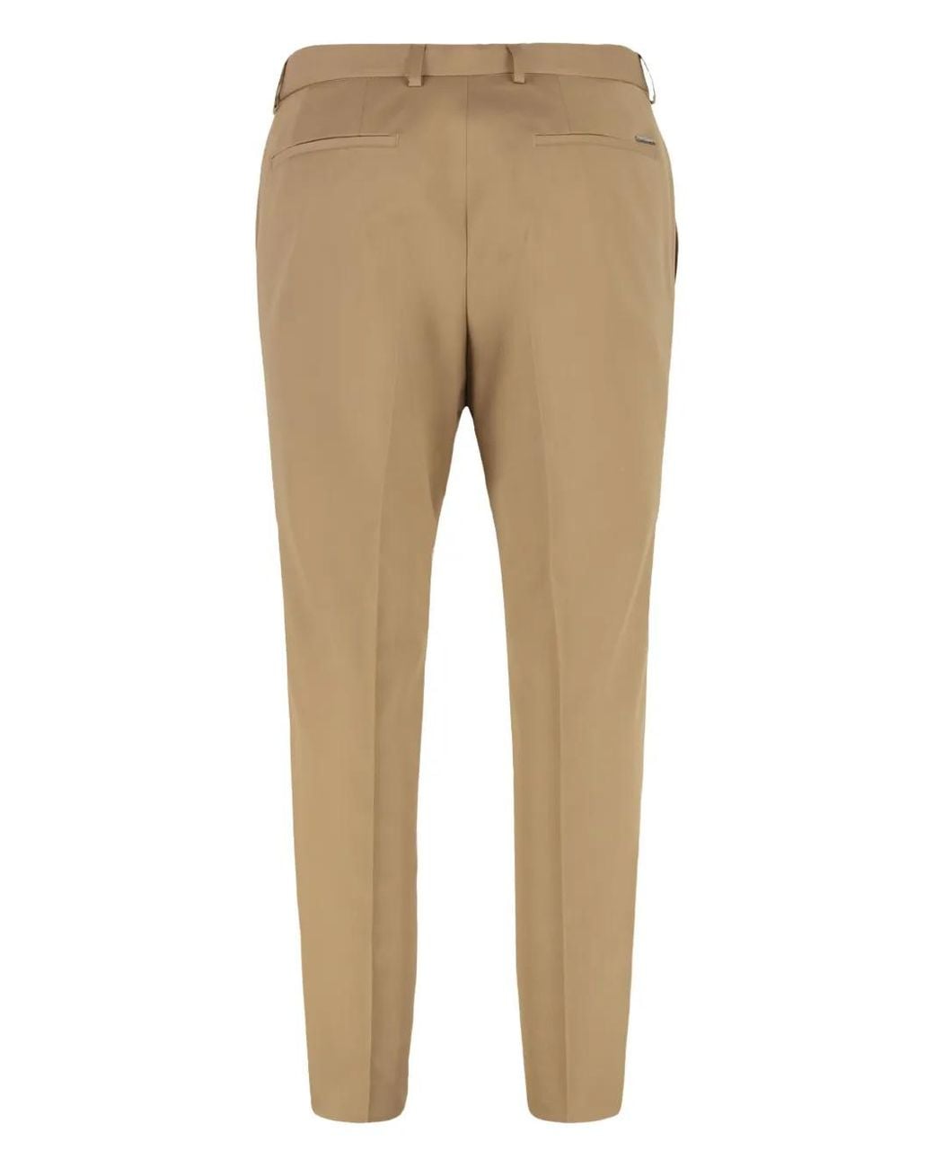 Boss Natural Flat-Front Trousers for men