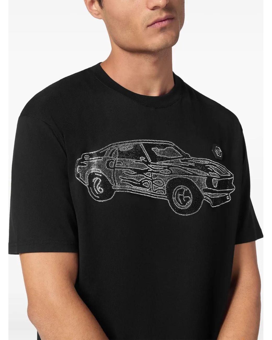 Philipp Plein Black T-Shirts for men