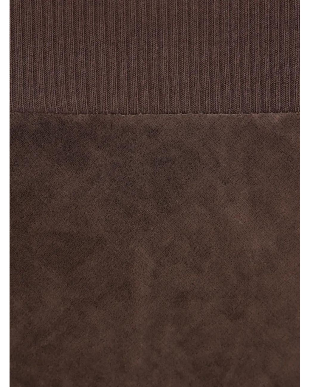 Rick Owens Brown Tower Knee Bias Skirt