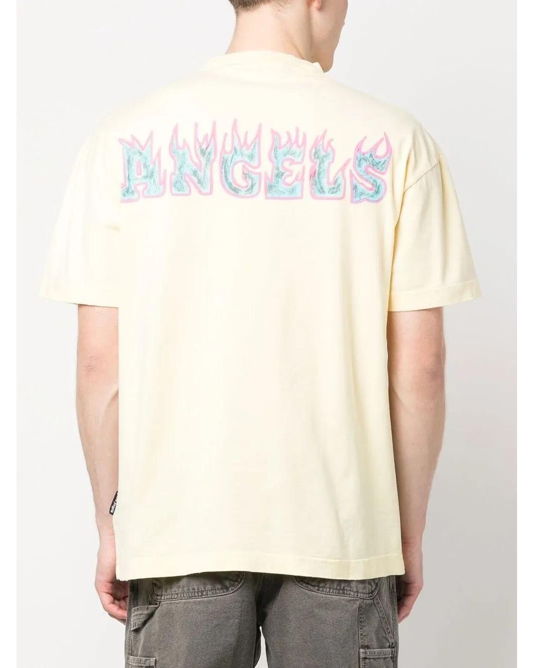 Palm Angels White T-shirt for men