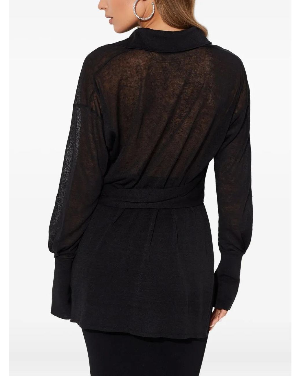 GAUGE81 Black Sabinas Long-Sleeve Top