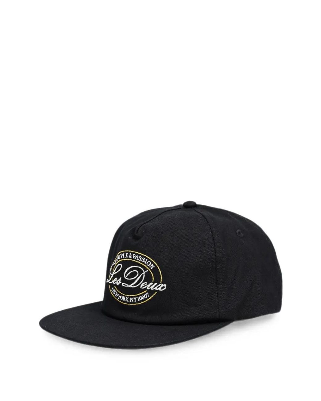 Les Deux Black Casquette À Logo Brodé Glen for men
