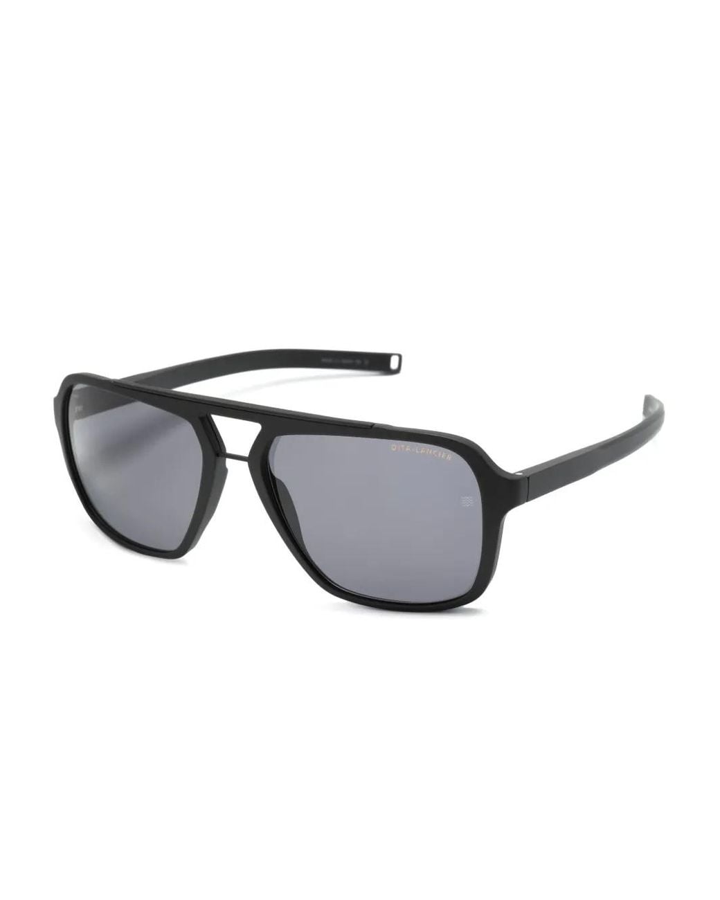 Dita Eyewear Gray Dls-415 Navigator-Frame Sunglasses