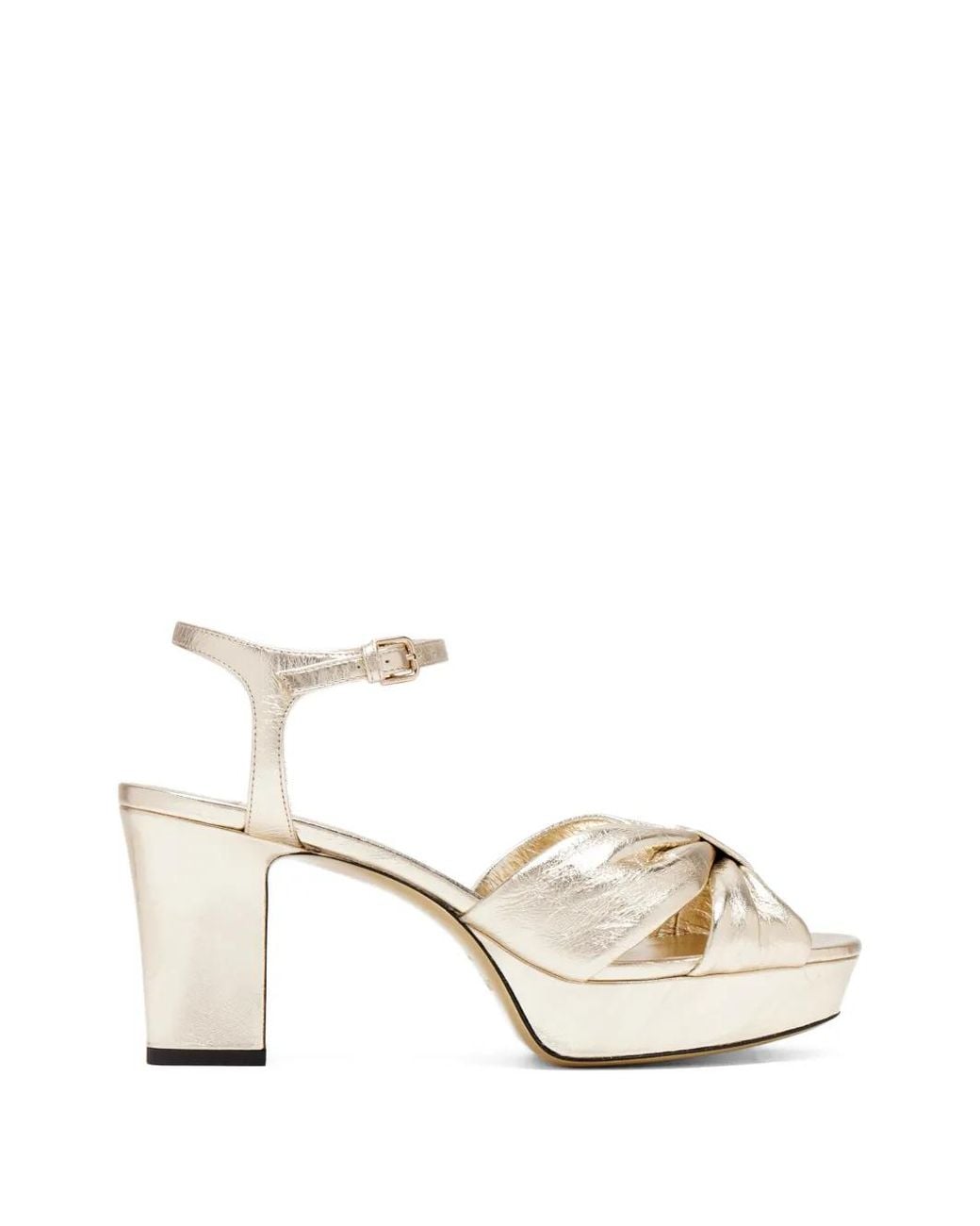 Jimmy Choo Natural 80Mm Heloise Heeled Sandals