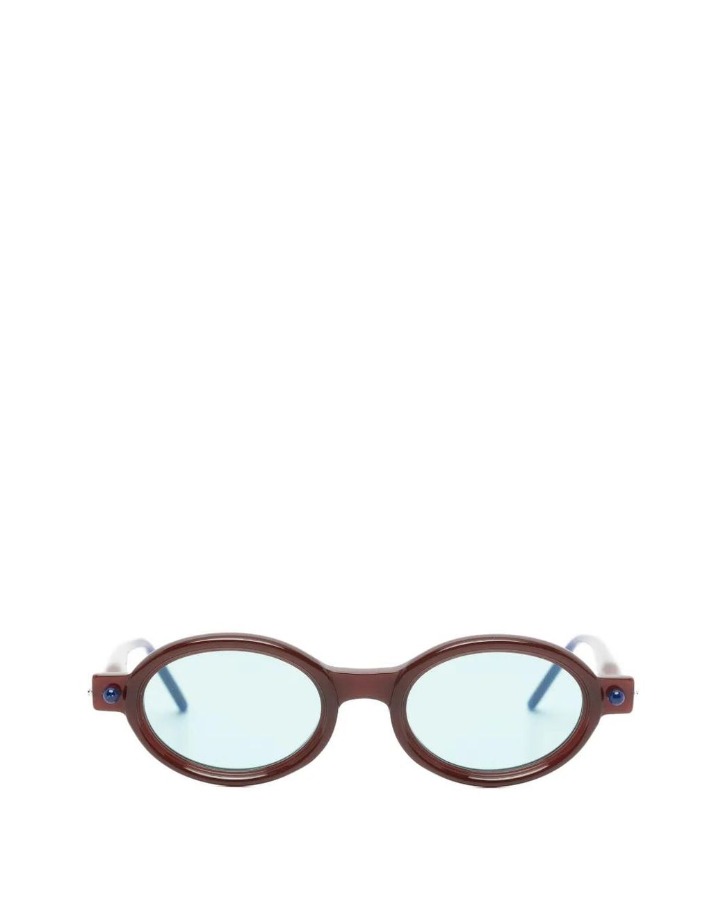 Kuboraum White P6 Round-Frame Sunglasses