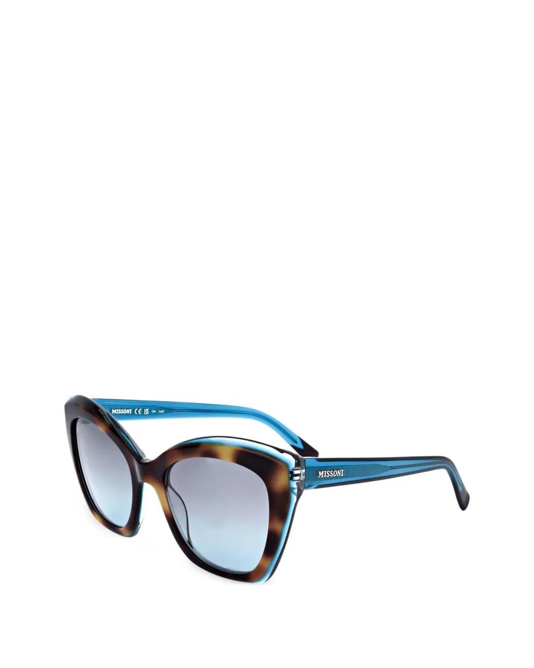 Missoni Blue Cat-Eye Frame Sunglasses