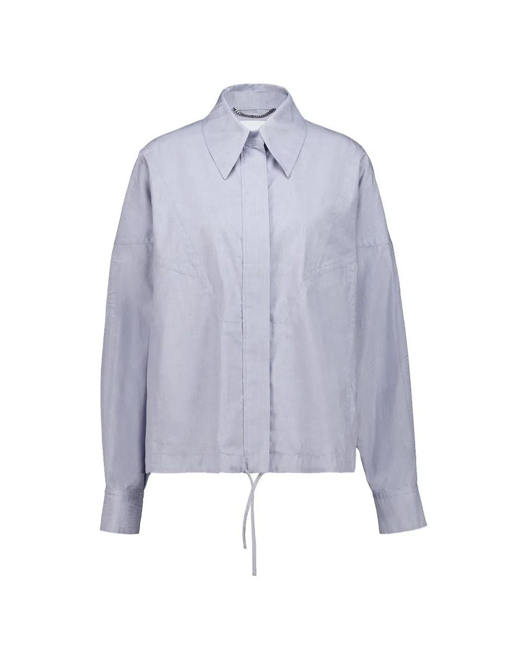 Stella McCartney Blue Cotton Overshirt