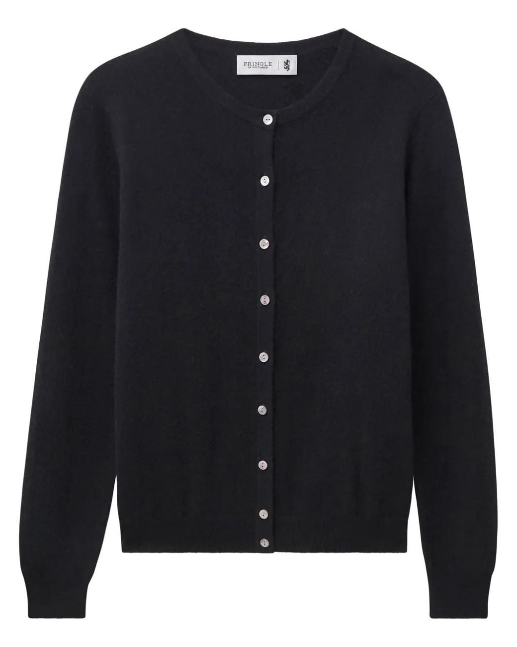 Pringle of Scotland Blue Round-Neck Cashmere Cardigan