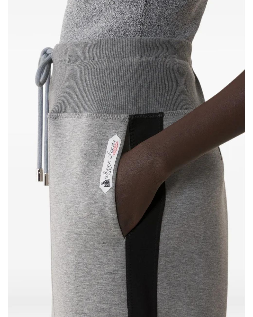 Lanvin Gray Wide Jogging Suit