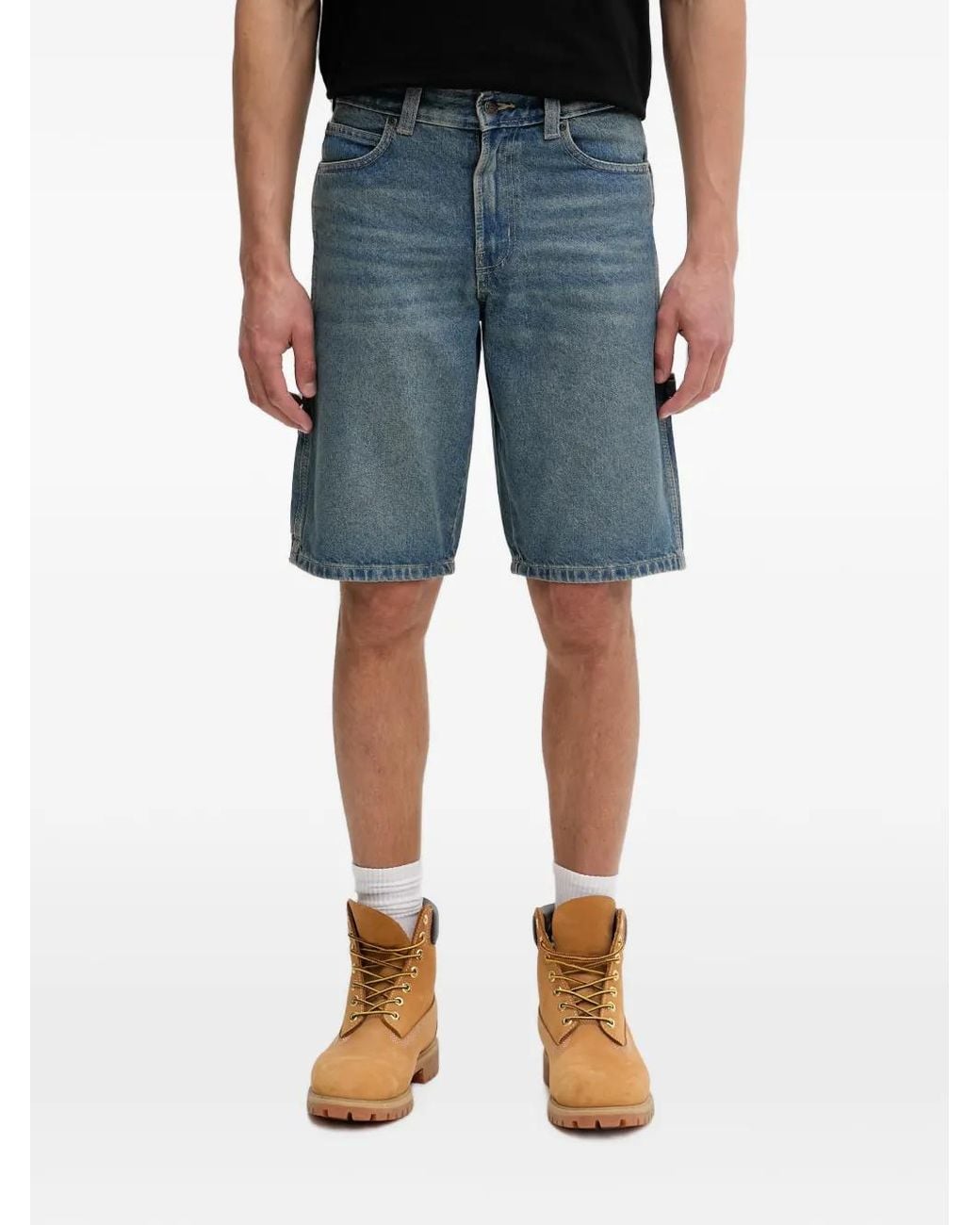Dickies Blue Carpenter-Style Denim Shorts for men