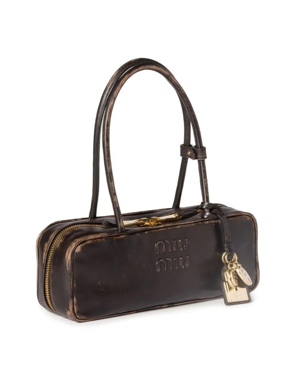 Miu Miu Black Beau Nappa Leather Bag