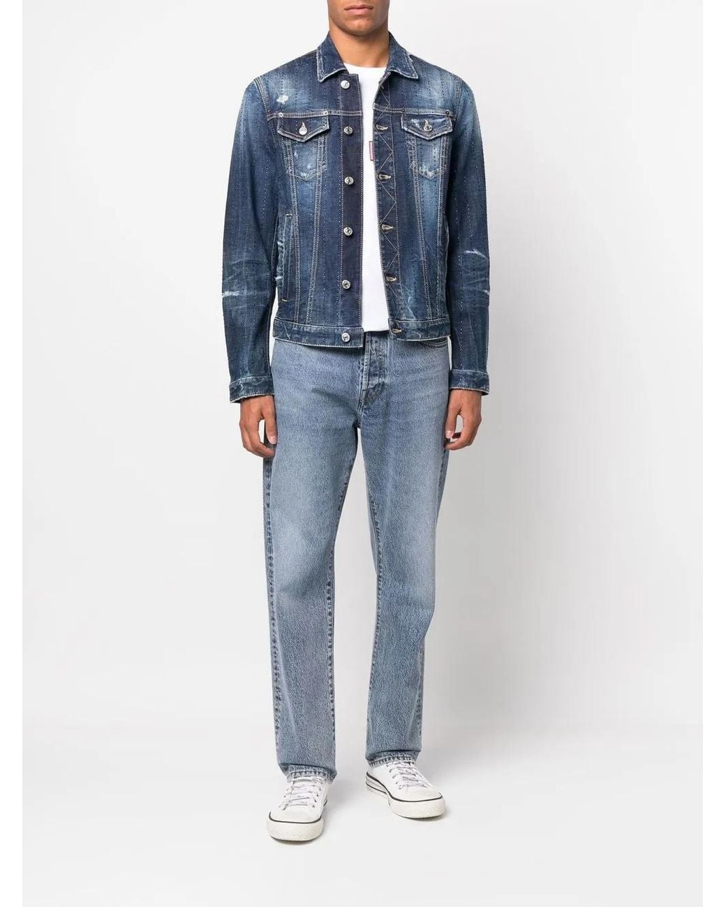 DSquared² Blue Jackets for men