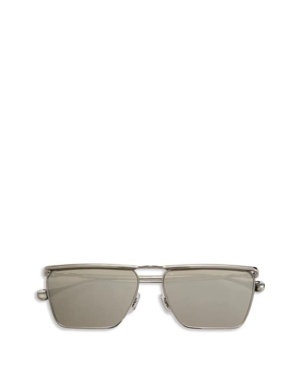 Jil Sander Gray Wireframe Sonnenbrille