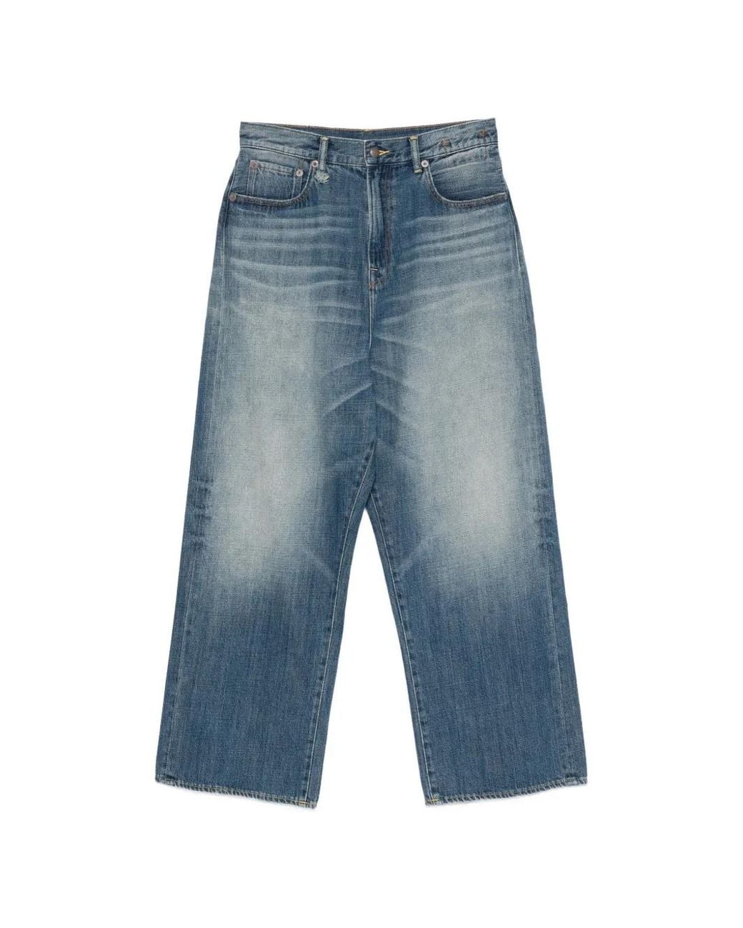 R13 Blue Venti Faded-Effect Jeans for men