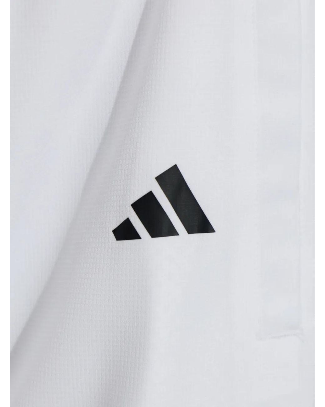 Adidas White Walk-On Track Pants