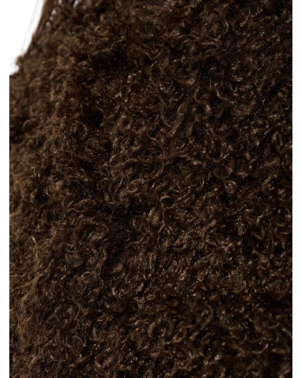 Gestuz Black Gzchoa Faux-Fur Coat