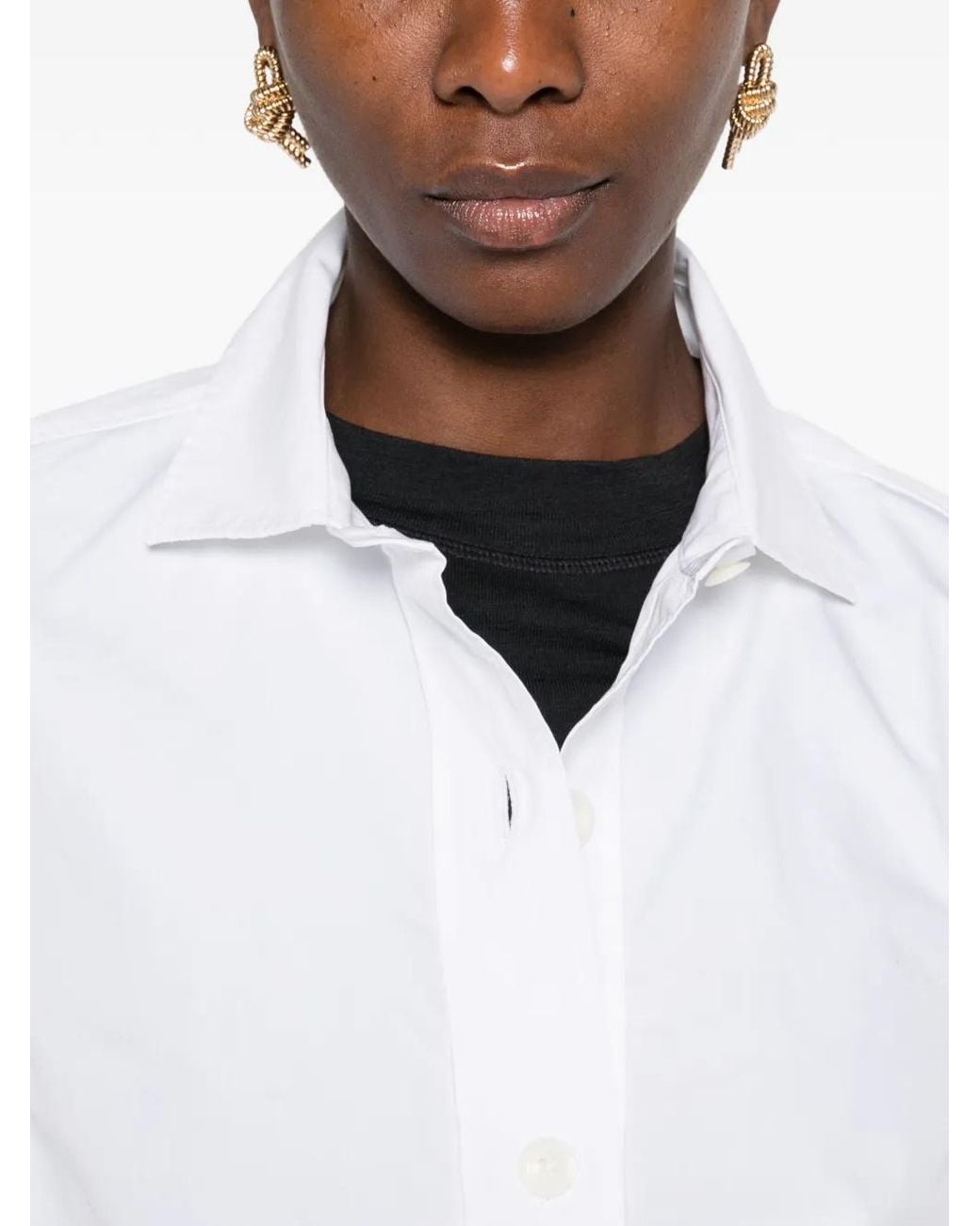 Margaret Howell Button-Down Overhemd in het White