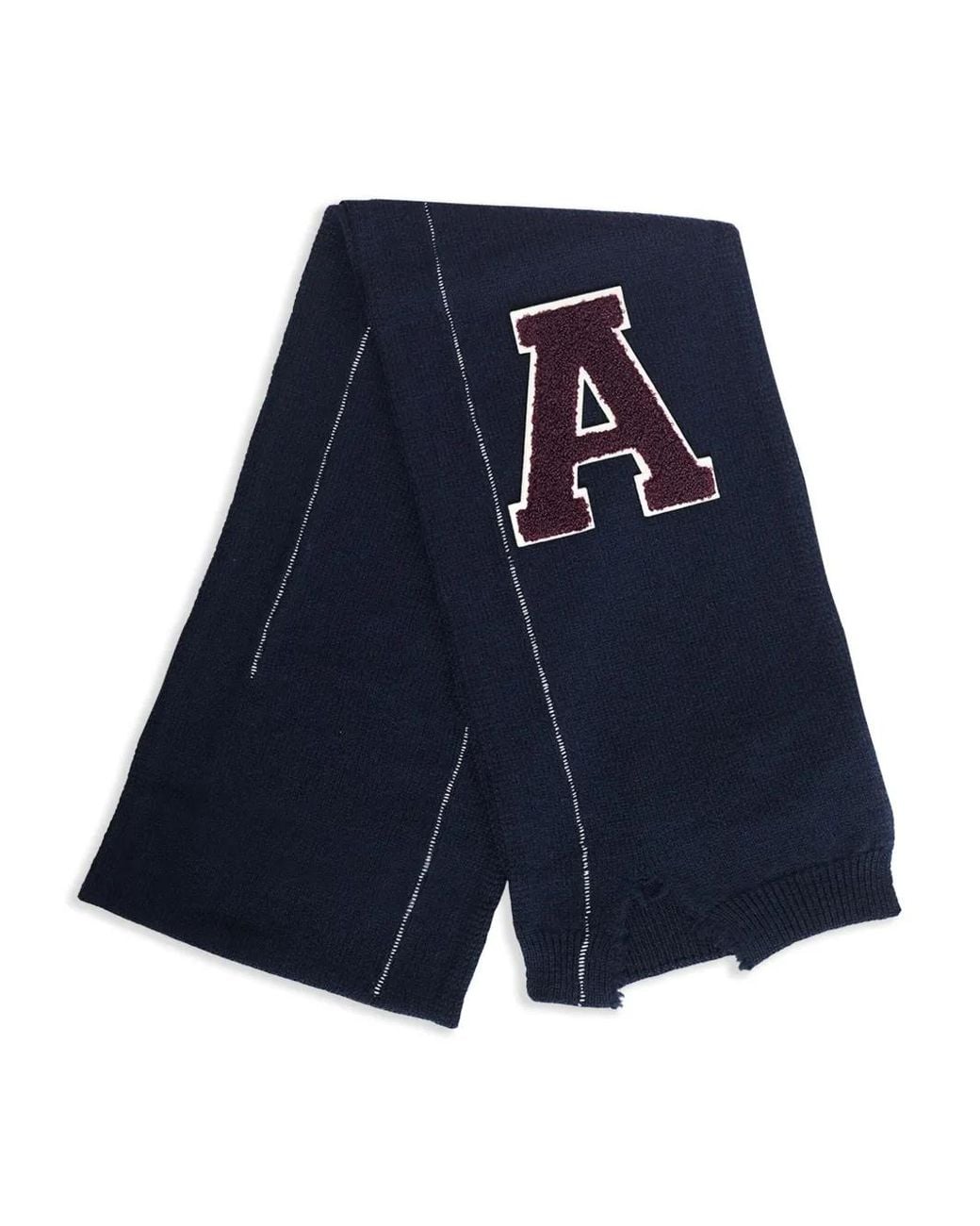 Ambush Blue Logo-Appliqué Scarf