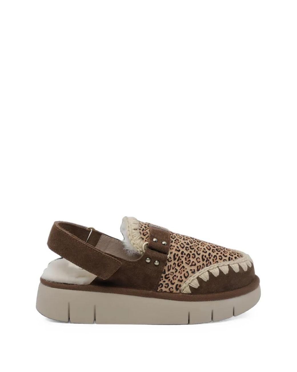 Mou Brown Bounce Clogs