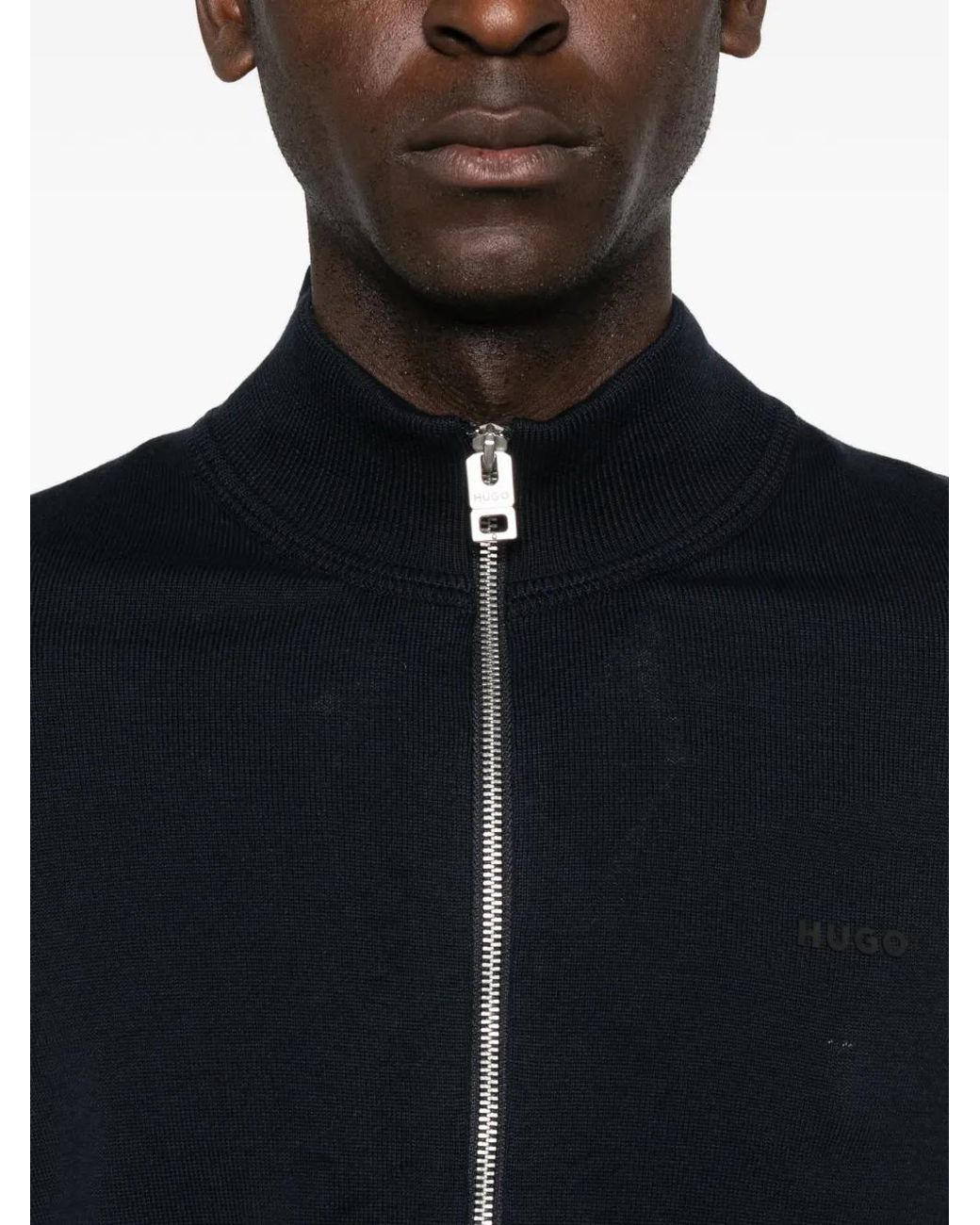 HUGO Black San Jacomo Cardigan for men