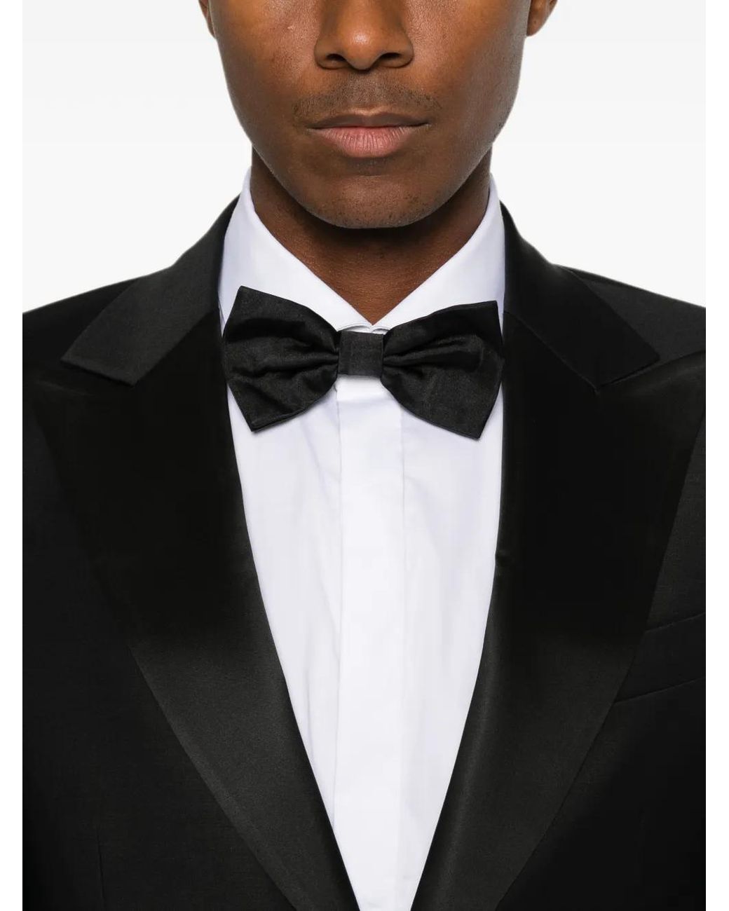 Brian Dales Black Costume Boutonné À Manches Longues for men