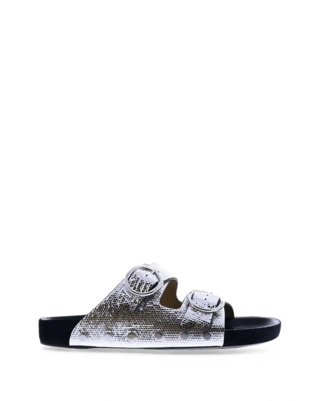 Isabel Marant White Lennyo Studded Sandals