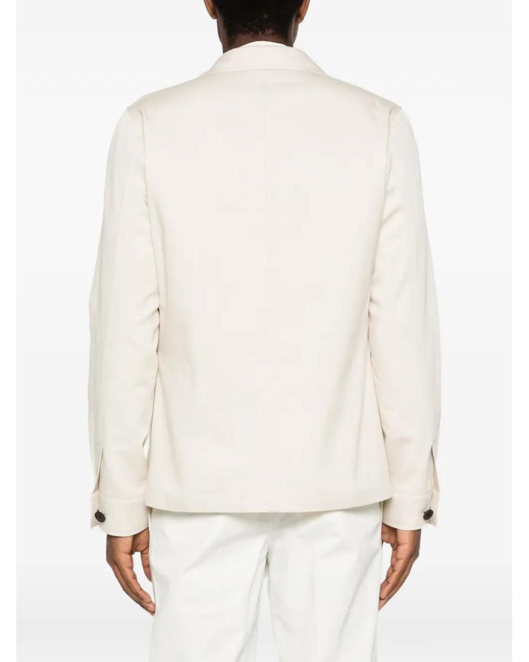 Sobrecamisa Con Botones Corneliani de hombre de color White