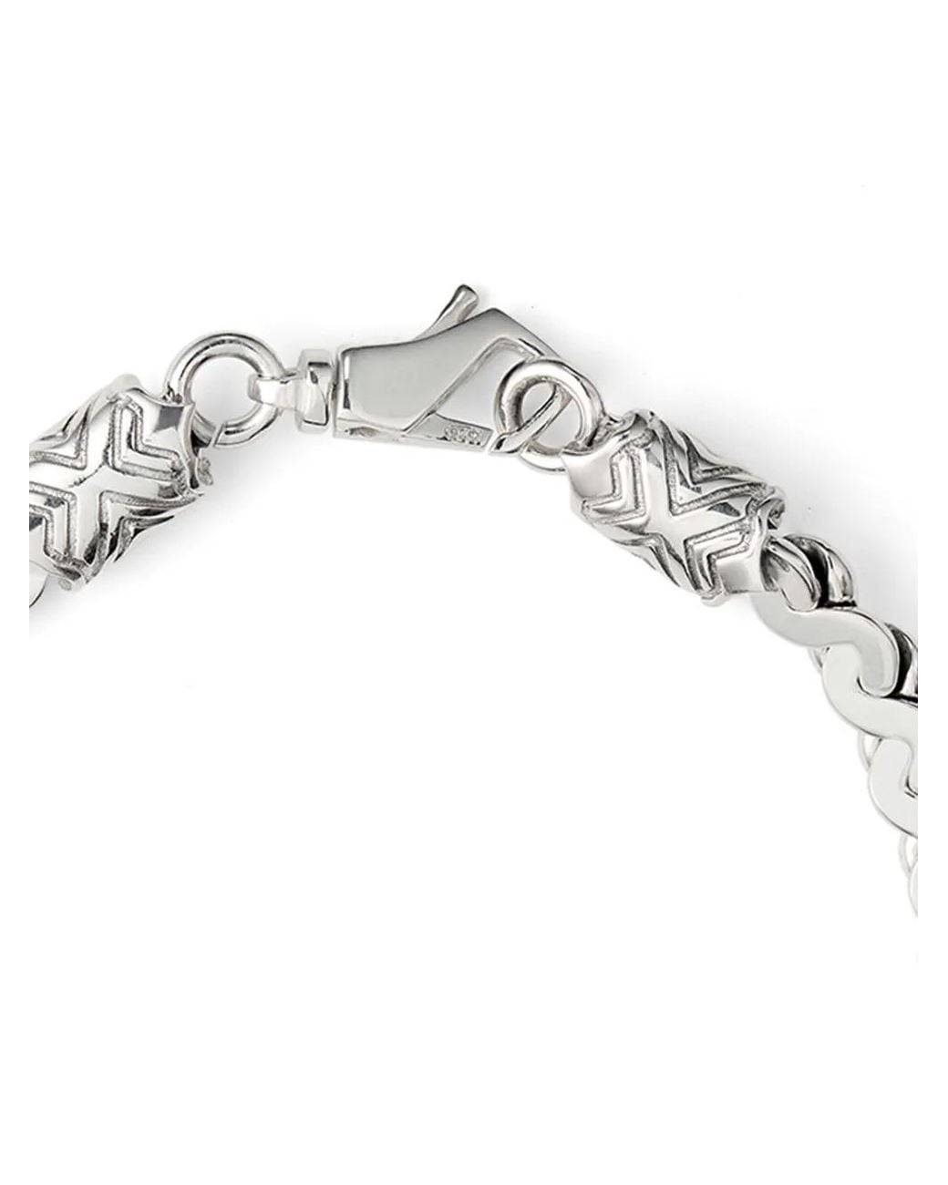 Emanuele Bicocchi Metallic Infinity Loop Bracelet