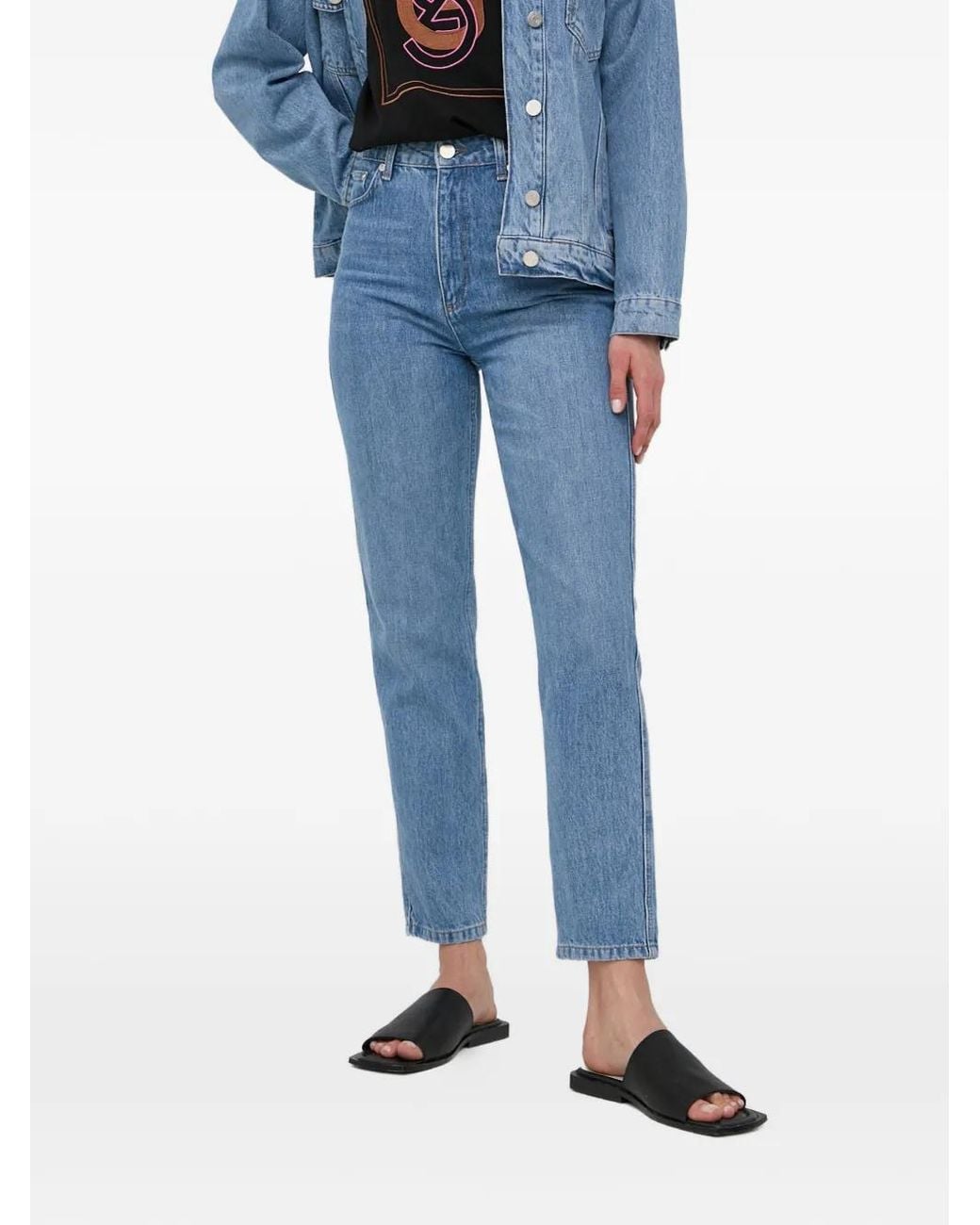 Gestuz Blue High-Waisted Jeans