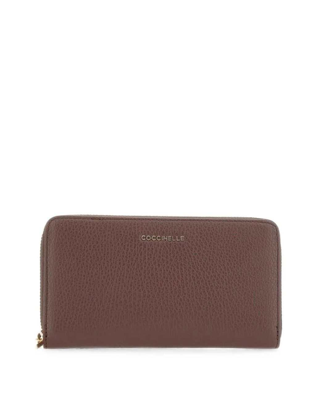 Coccinelle Purple Metallic Large Leather Wallet