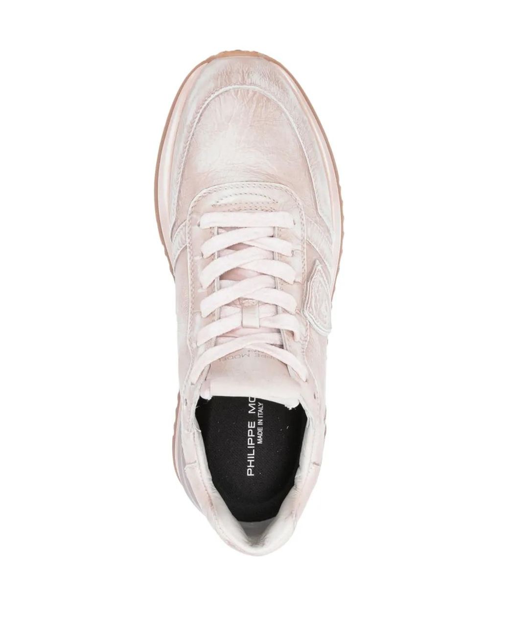 Philippe Model Pink Running Tropez 2.1 Lace-Up Sneakers