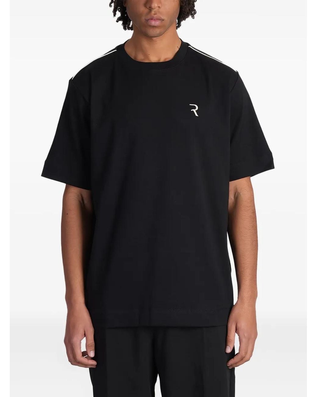 T-Shirt À Patch Logo Rhun pour homme en coloris Black