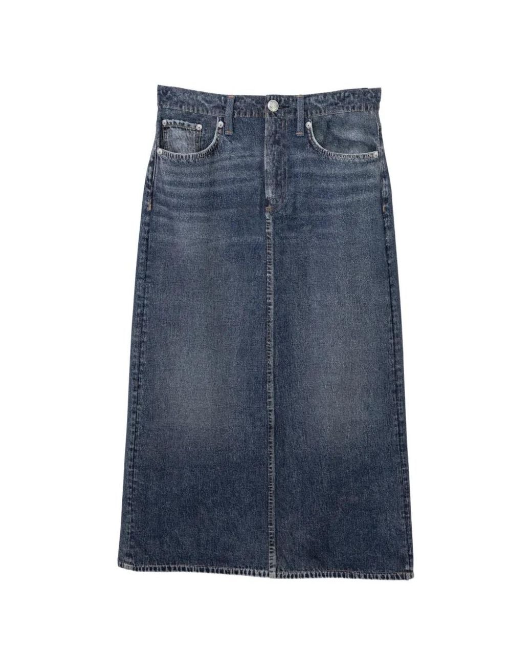 Rag & Bone Denim Rok in het Blue