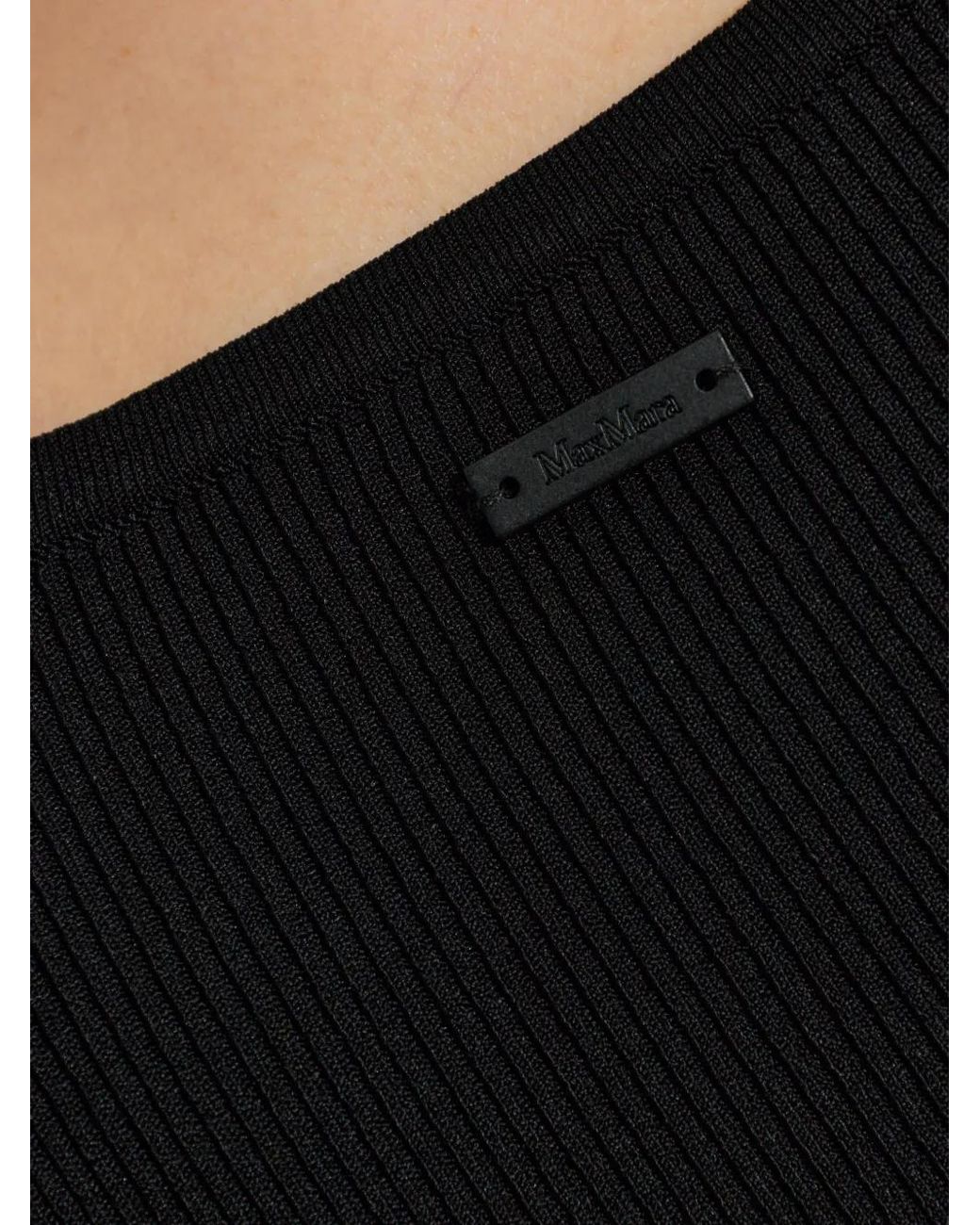 Top De Canalé Max Mara de color Black
