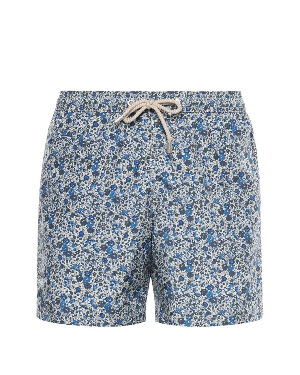 Mc2 Saint Barth Blue Lighting Micro Swim Shorts With Print for men