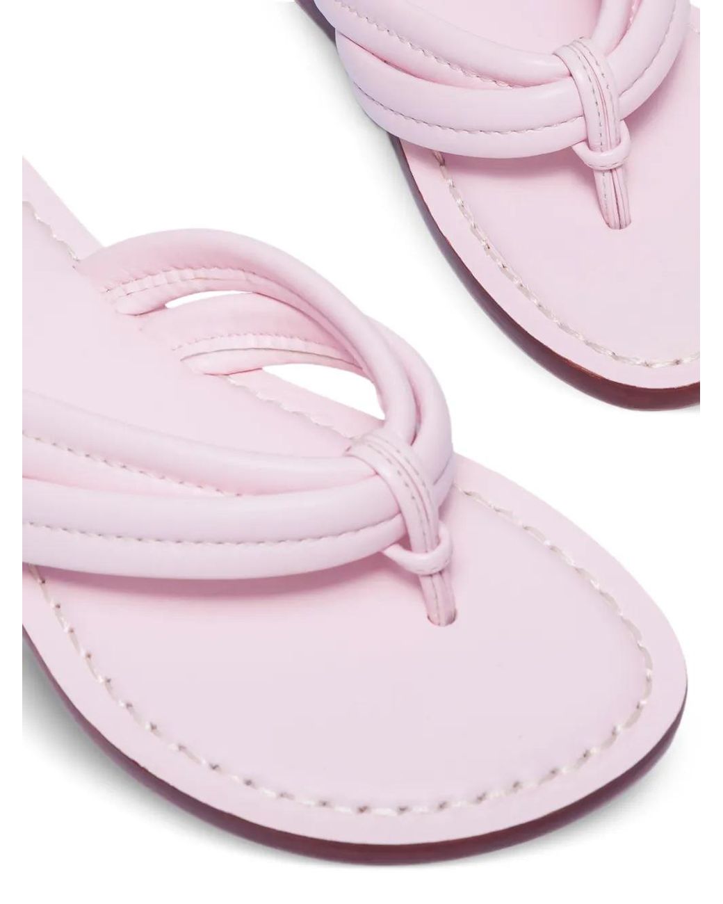 Bernardo Pink Miami Double-Strap Sandals