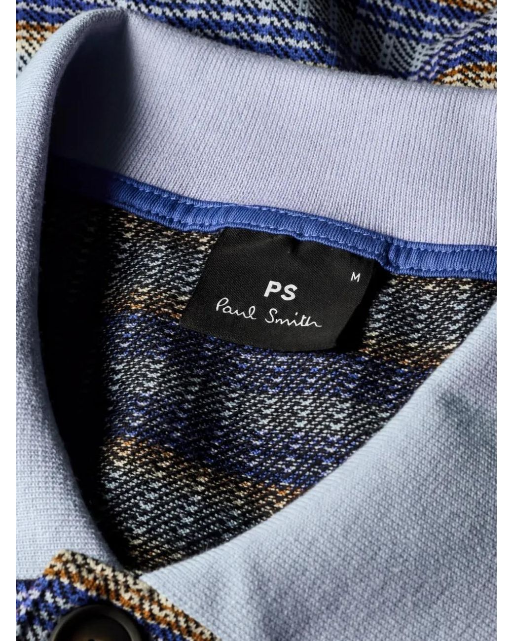 Paul Smith Blue Striped Button-Up Cardigan for men