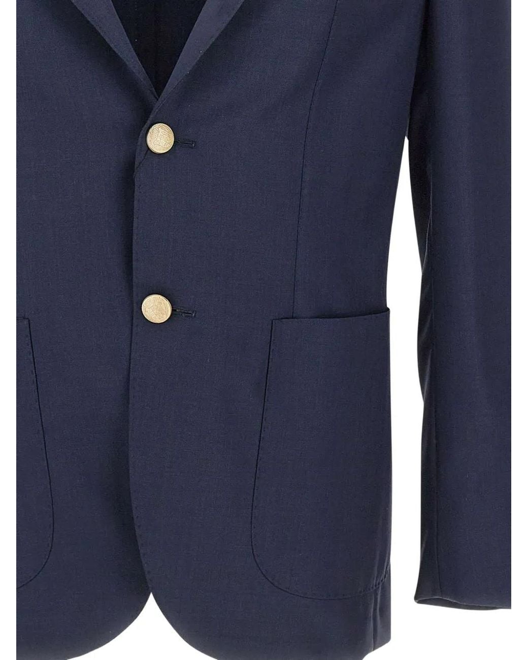Barba Napoli Lello Blazer in het Blue voor heren