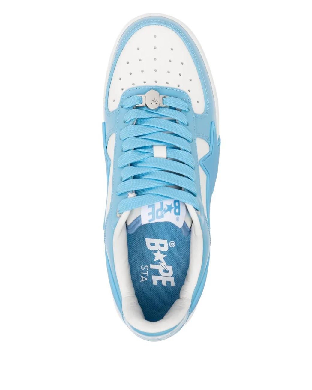A Bathing Ape Blue Bape Sta Sneakers for men
