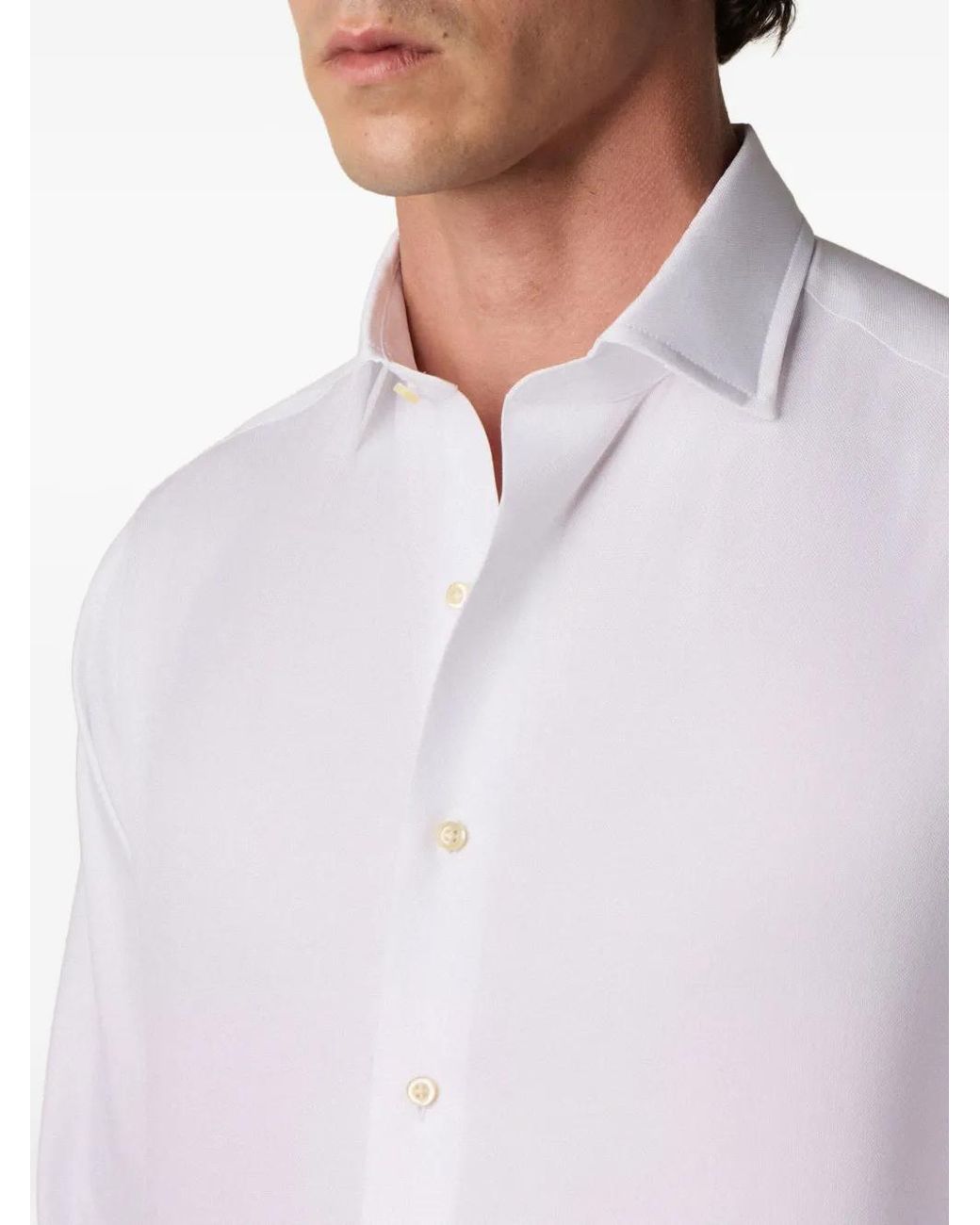 Brooks Brothers White X Thomas Mason Spread-Collar Shirt for men