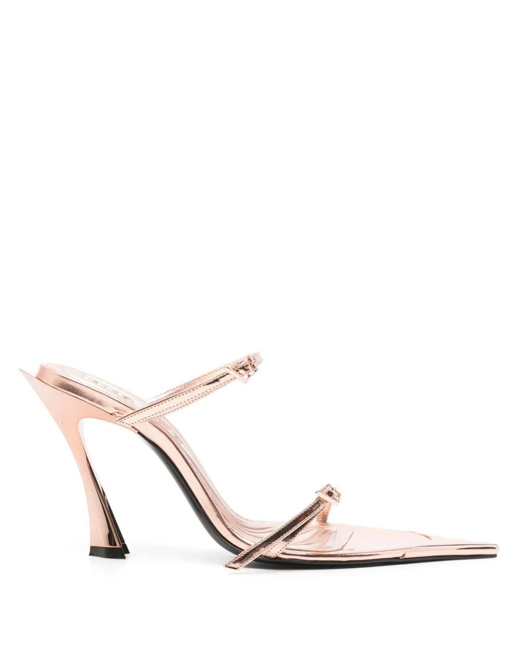 Mugler White 95Mm Fang Sandals