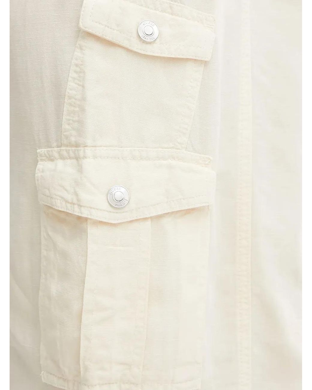 Guess Cargo Rok Met Rits in het White