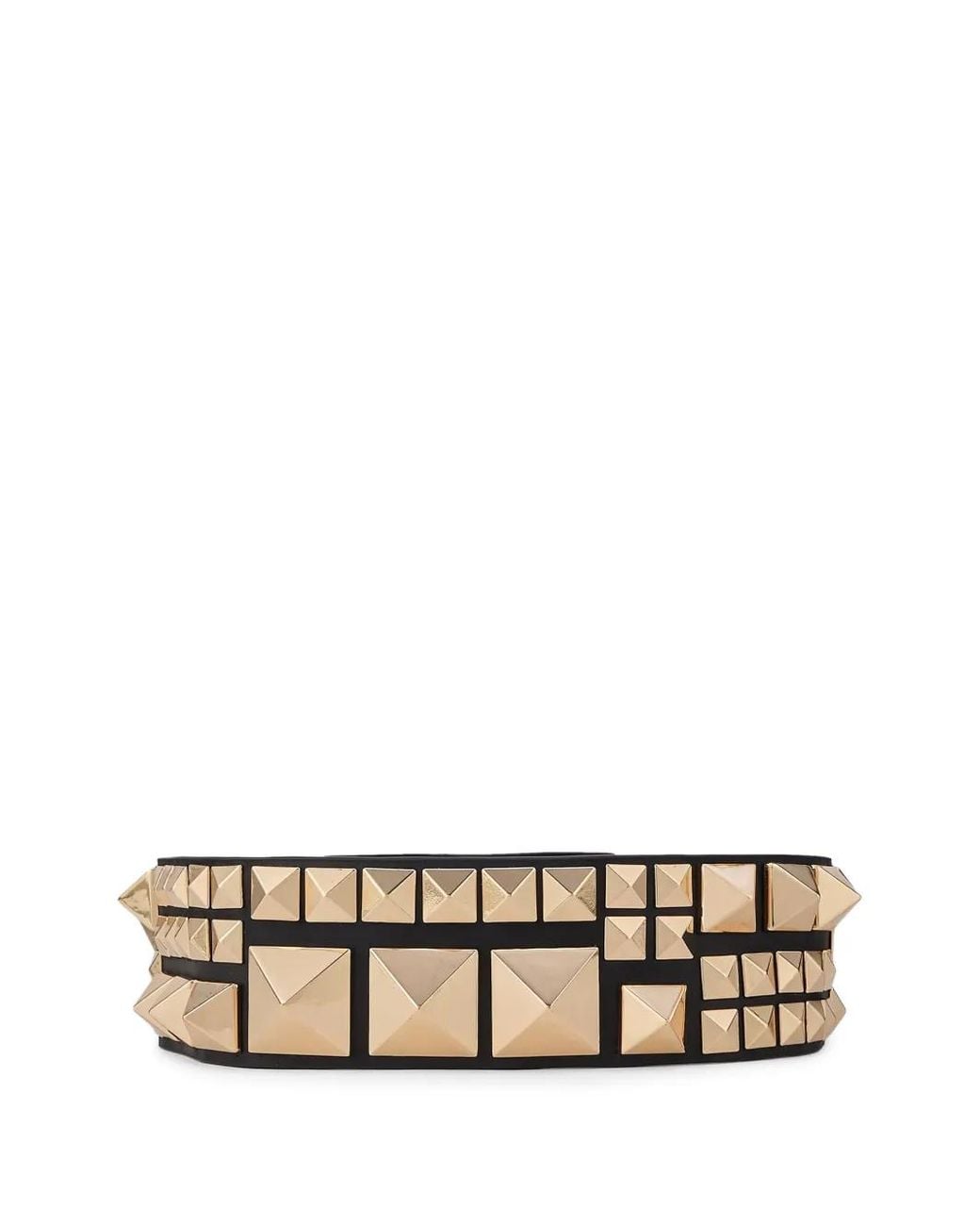 Kat Maconie White Sam Pyramid-Stud Leather Belt