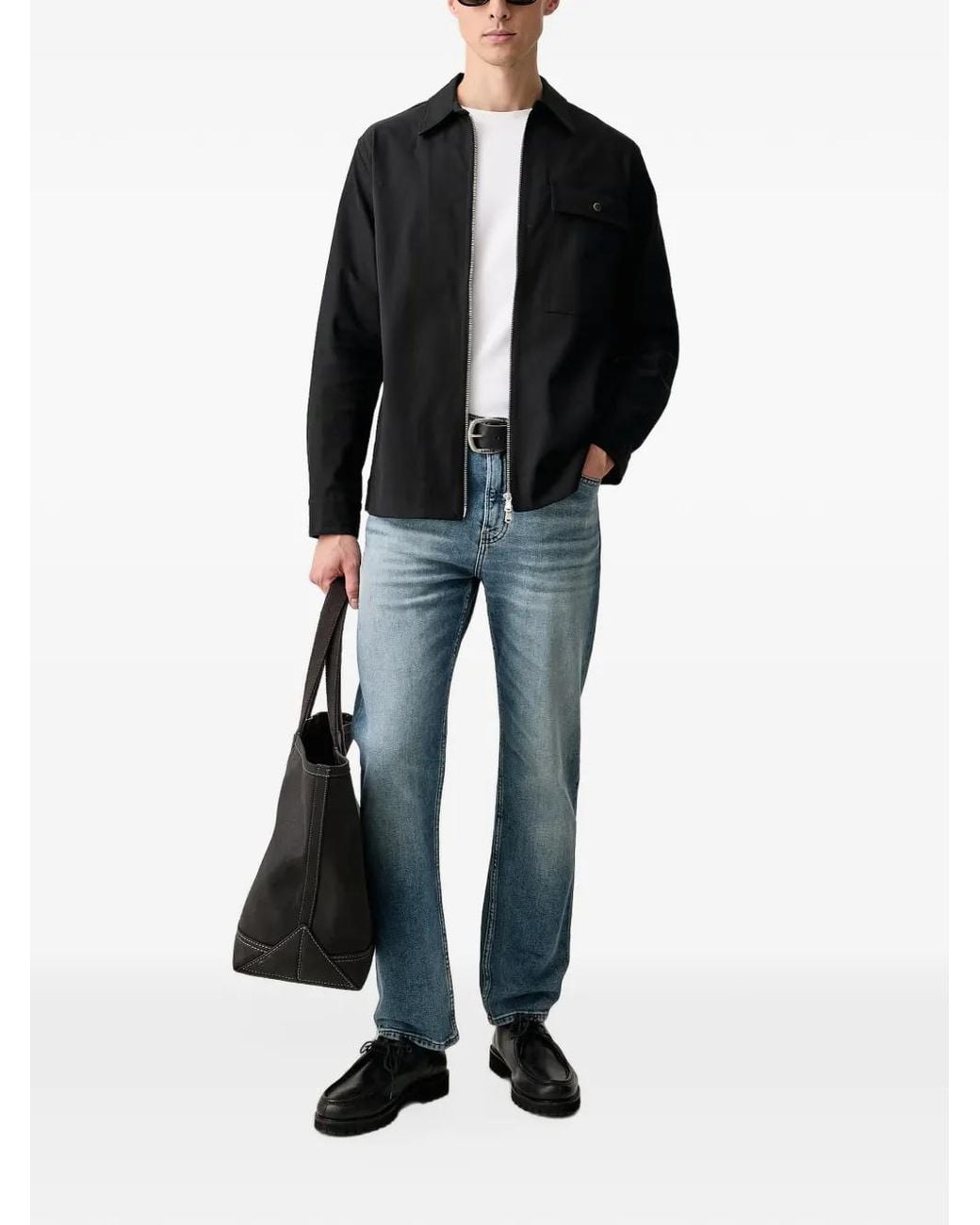 Mos Mosh Black Patrick Shirt Jacket for men