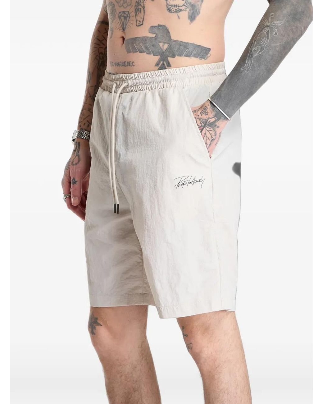 Prosto. White Club Shorts for men