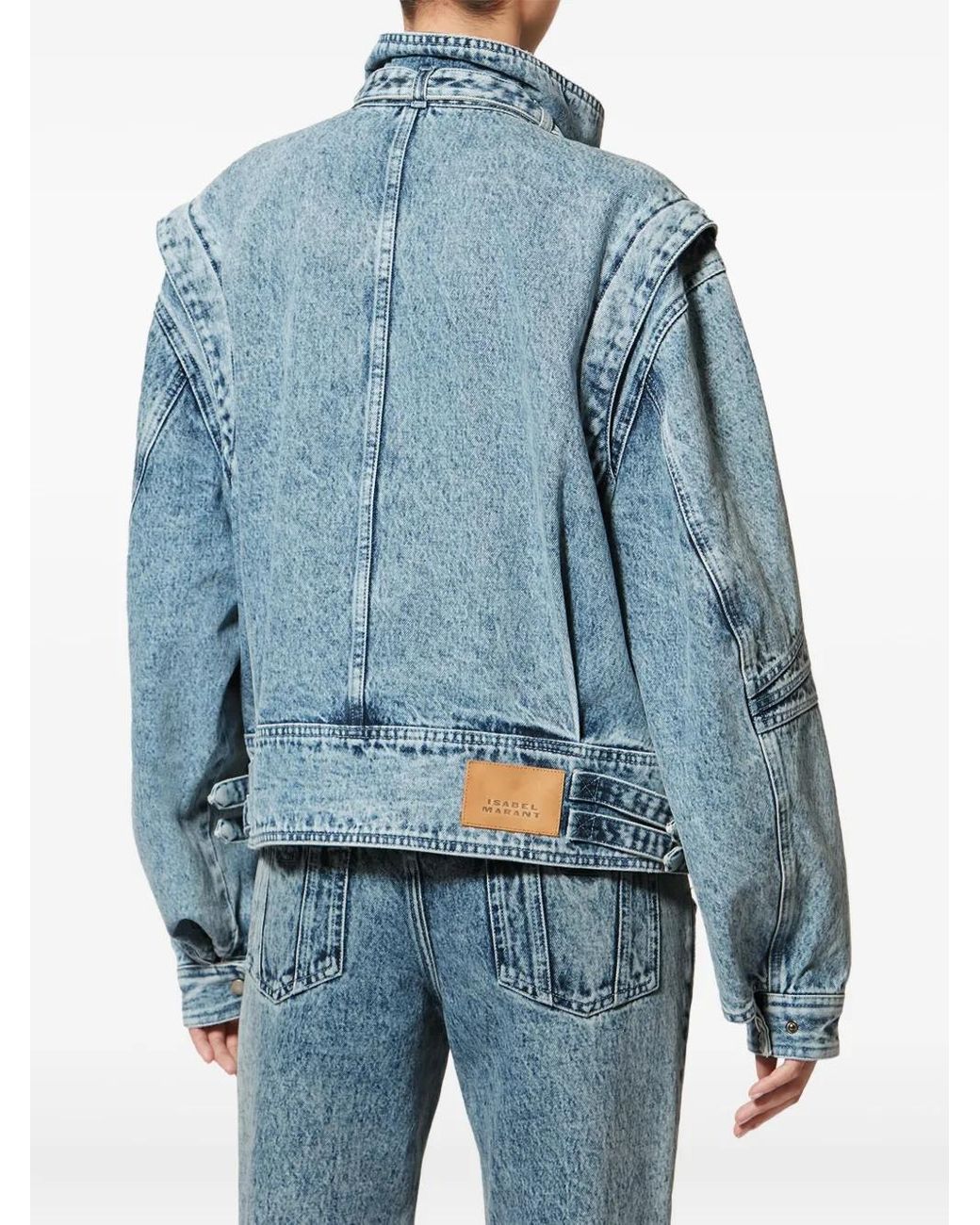 Isabel Marant Blue Cotton Canvas Denim Jacket
