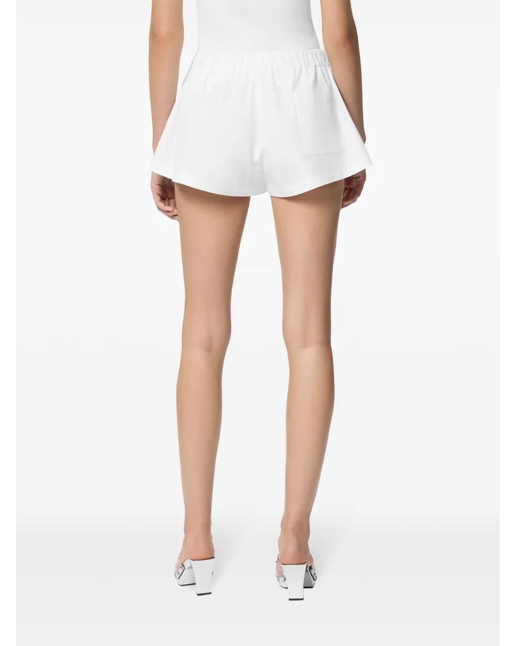 Versace White Sangallo-Embroidered Boxer Shorts