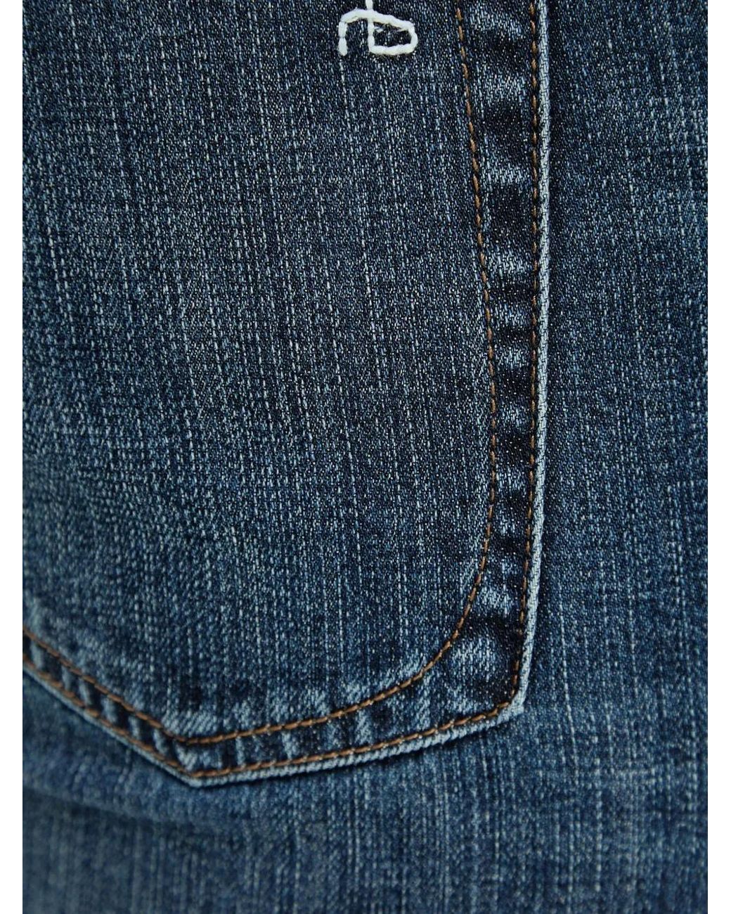 Rag & Bone Blue Back-Pocket Jeans for men