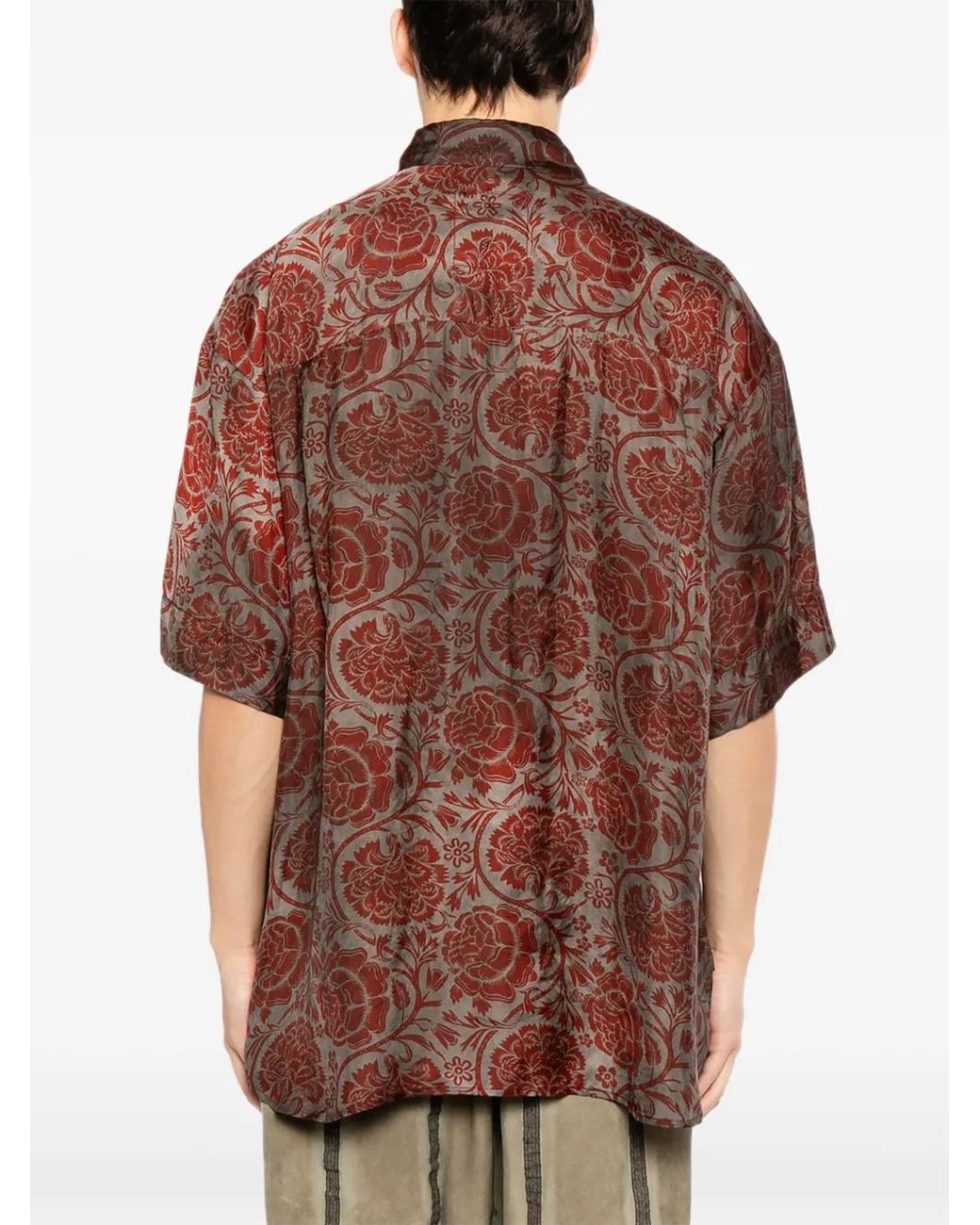 Uma Wang Brown Teorya Shirt for men