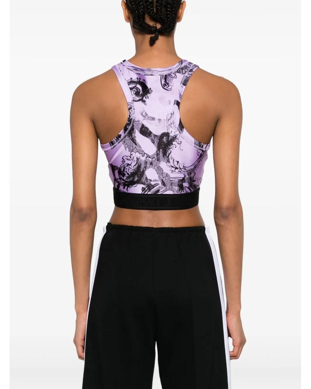 Versace Jeans Couture Purple Top